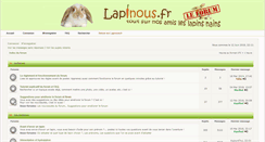 Desktop Screenshot of forum.lapinous.fr